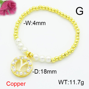 Fashion Copper Bracelet  F6B405097bbml-L024
