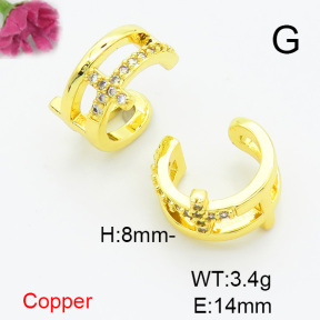 Fashion Copper Earrings  F6E403663ablb-L024