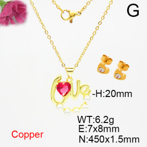 Fashion Copper Sets  F6S003705aajl-L024