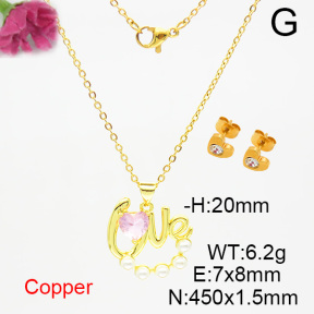 Fashion Copper Sets  F6S003707aajl-L024