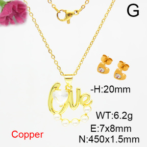 Fashion Copper Sets  F6S003708aajl-L024