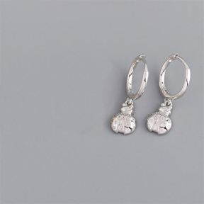 925 Silver Earrings  Weight:1.68g  6.5*9.1mm  JE1444vivn-Y10  EH1040