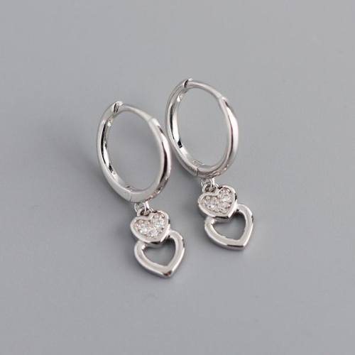 925 Silver Earrings  Weight:1.44g  9mm  JE1446vhpo-Y10  EH1053