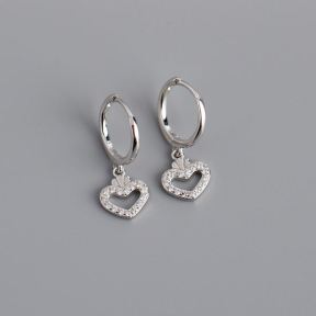 925 Silver Earrings  Weight:1.45g  8*20.7mm  JE1448vhop-Y10  EH1082