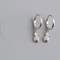 925 Silver Earrings  Weight:1.45g  4.4*8mm  JE1450vhov-Y10  EH1087