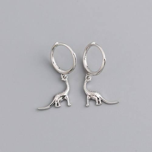 925 Silver Earrings  Weight:1.37g  11.8*25mm  JE1462vhmp-Y10  EH1189