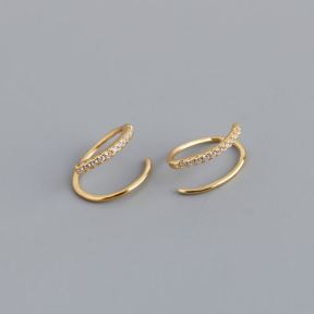 925 Silver Earrings  Weight:0.77g  12.8  JE1491bhhi-Y10  EH1337