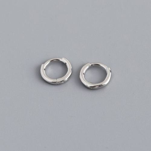 925 Silver Earrings  Weight:0.6g  inner：6mm  JE1503bhbi-Y10  EH1377
