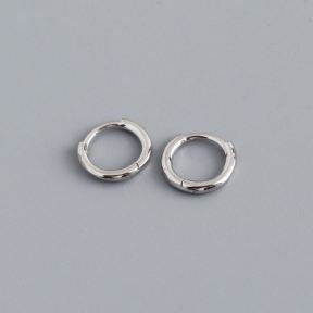 925 Silver Earrings  Weight:0.72g  inner：7mm  JE1506vhha-Y10  EH1377