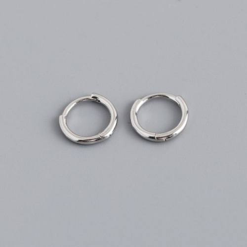 925 Silver Earrings  Weight:0.78g  inner：8mm  JE1508bhhk-Y10  EH1377