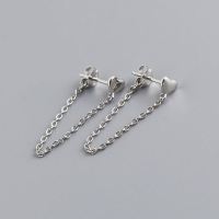 925 Silver Earrings  Weight:0.7g  4*24mm  JE1510bhbh-Y10  EH1378
