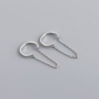 925 Silver Earrings  Weight:1.1g  12.5mm  JE1512bhjj-Y10  EH1379