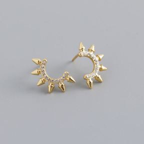 925 Silver Earrings  Weight:1.28g  9*15.3mm  JE1513vhko-Y10  EH1380