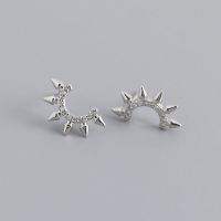 925 Silver Earrings  Weight:1.28g  9*15.3mm  JE1514vhko-Y10  EH1380