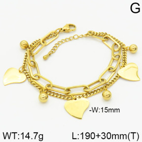 Stainless Steel Bracelet  2B2001113ahjb-436