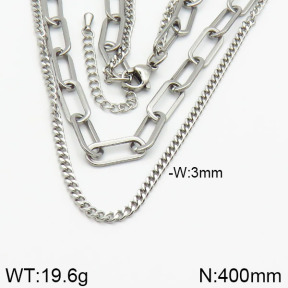 Stainless Steel Necklace  2N2001258vbpb-436