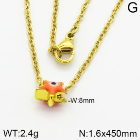 Stainless Steel Necklace  2N3000563aajl-312