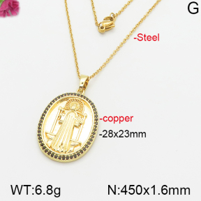 Fashion Copper Necklace  F5N400479vbnb-J66