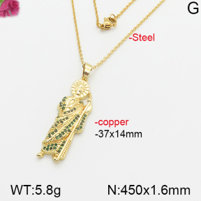Fashion Copper Necklace  F5N400482vbnb-J66