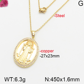 Fashion Copper Necklace  F5N400484vbnb-J66