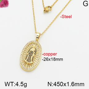Fashion Copper Necklace  F5N400486vbnl-J66