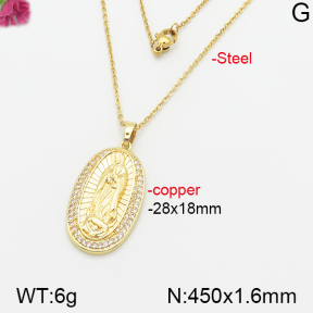 Fashion Copper Necklace  F5N400487vbnb-J66