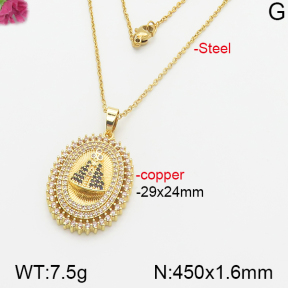 Fashion Copper Necklace  F5N400491vbpb-J66