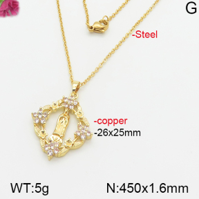 Fashion Copper Necklace  F5N400497vbmb-J66