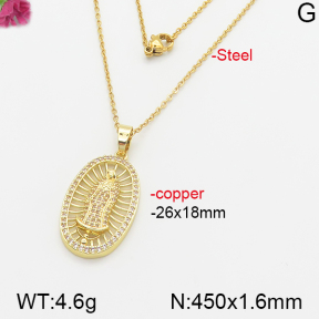 Fashion Copper Necklace  F5N400499vbnl-J66