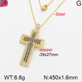 Fashion Copper Necklace  F5N400501bhva-J66