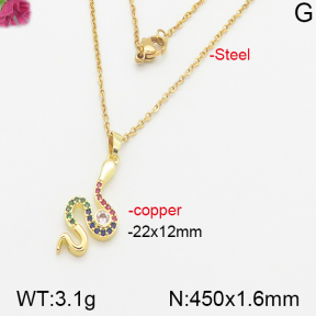 Fashion Copper Necklace  F5N400503ablb-J66