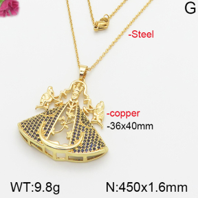 Fashion Copper Necklace  F5N400512bhva-J66