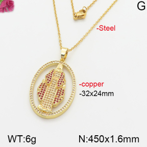 Fashion Copper Necklace  F5N400516vbpb-J66