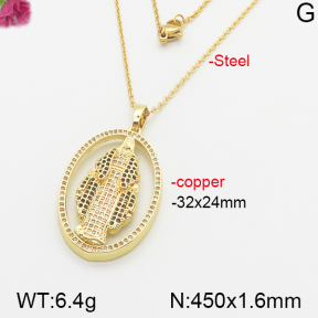 Fashion Copper Necklace  F5N400517vbpb-J66