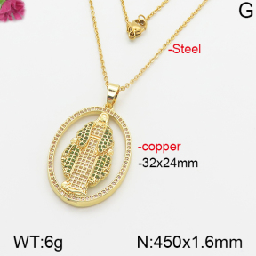 Fashion Copper Necklace  F5N400518vbpb-J66