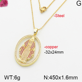 Fashion Copper Necklace  F5N400519vbpb-J66