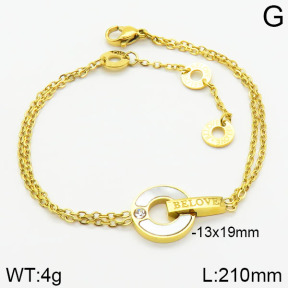 Stainless Steel Bracelet  2B4001504bhia-669