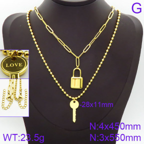 Stainless Steel Necklace  2N2001264vhkb-669