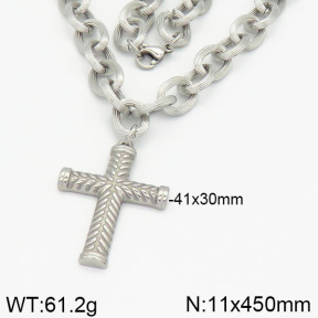 Stainless Steel Necklace  2N2001268ahjb-377