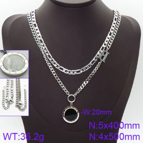 Stainless Steel Necklace  2N4000803vhha-669