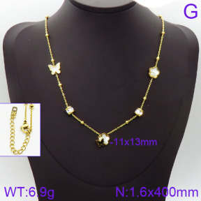 Stainless Steel Necklace  2N4000807bhia-669