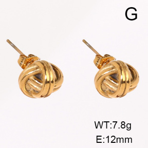 Stainless Steel Earrings  Handmade Polished  6E2000579bhva-066