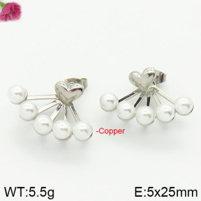 Fashion Copper Earrings  F2E300190abol-J147
