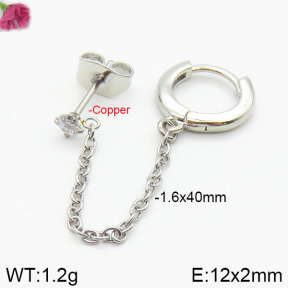 Fashion Copper Earrings  F2E400479vbmb-J147