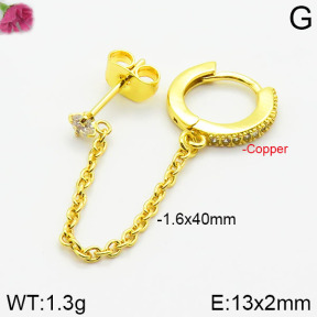 Fashion Copper Earrings  F2E400481vbnb-J147