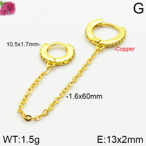 Fashion Copper Earrings  F2E400484vbnb-J147