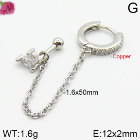 Fashion Copper Earrings  F2E400485vbnb-J147