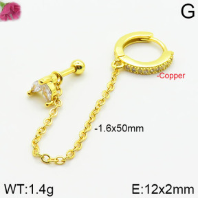 Fashion Copper Earrings  F2E400486vbnb-J147