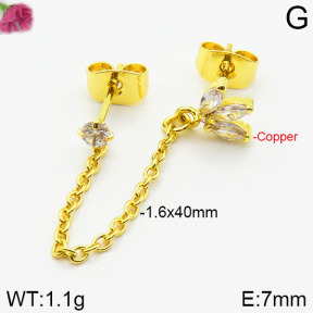 Fashion Copper Earrings  F2E400488vbnb-J147