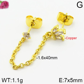 Fashion Copper Earrings  F2E400489vbnb-J147